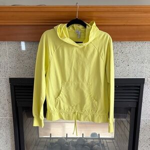 Zella Lemon Yellow Hooded Pullover
